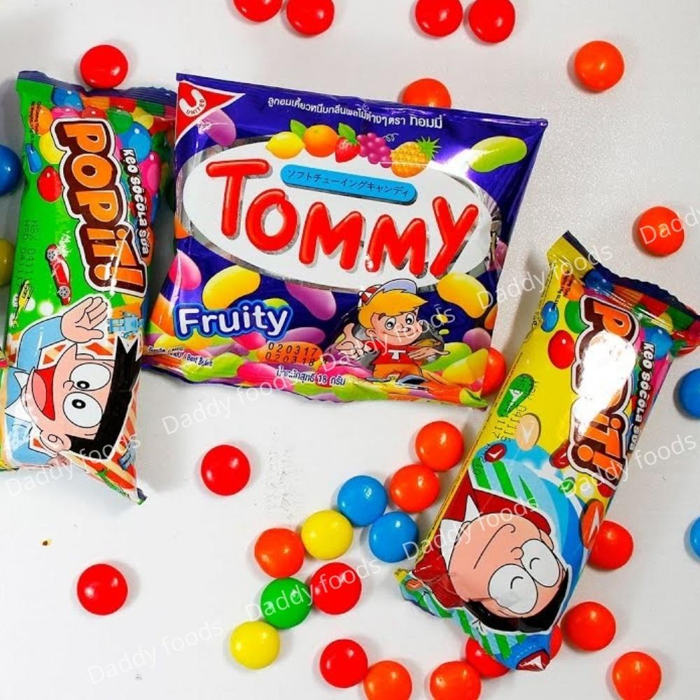 Combo 2 gói kẹo dẻo hương trái cây thái lan tommy hàng mới