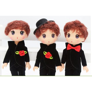 set 2 búp bê chibi nam size 18cm