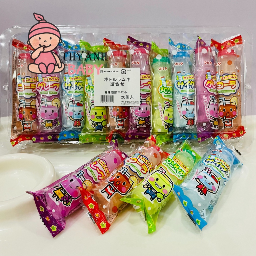 Kẹo vị trái cây Malte assortment bottle 15g Nhật Bản