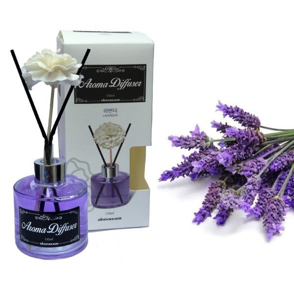 Chai tinh dầu thơm phòng khử mùi Aroma Diffuser Hando 130ml (3 hương tùy chọn)