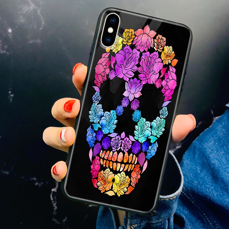 Ốp Lưng Iphone 7g Đầu Lâu_155 Pinkopia 5/5s/6/6plus/7/8/7plus/8plus/x/xs/xs max/11/11pro max