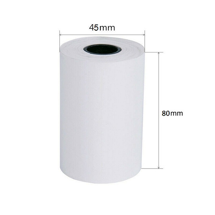 30 Cuộn Giấy in nhiệt Oji Khổ K80 (80mmx45mm)