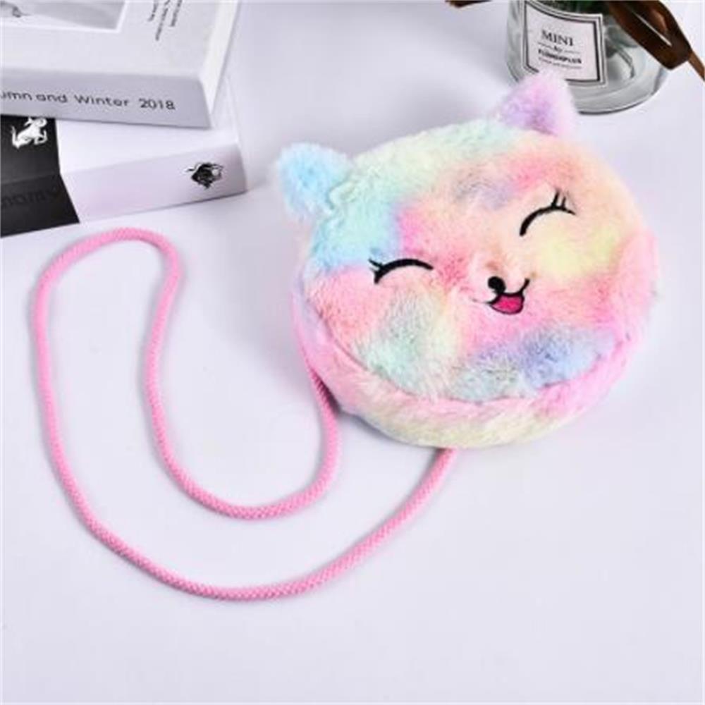 Túi Đeo Vai Nhiều Màu Sắc Họa Tiết Mèo Dễ Thương Cho Nữ MIHAN1