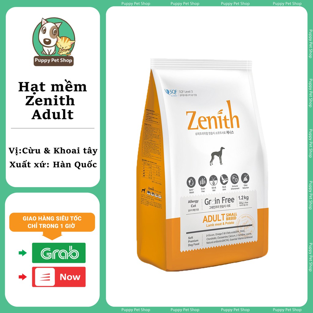 Thức Ăn Mềm Cho Chó Trưởng Thành Zenith Adult 1,2kg