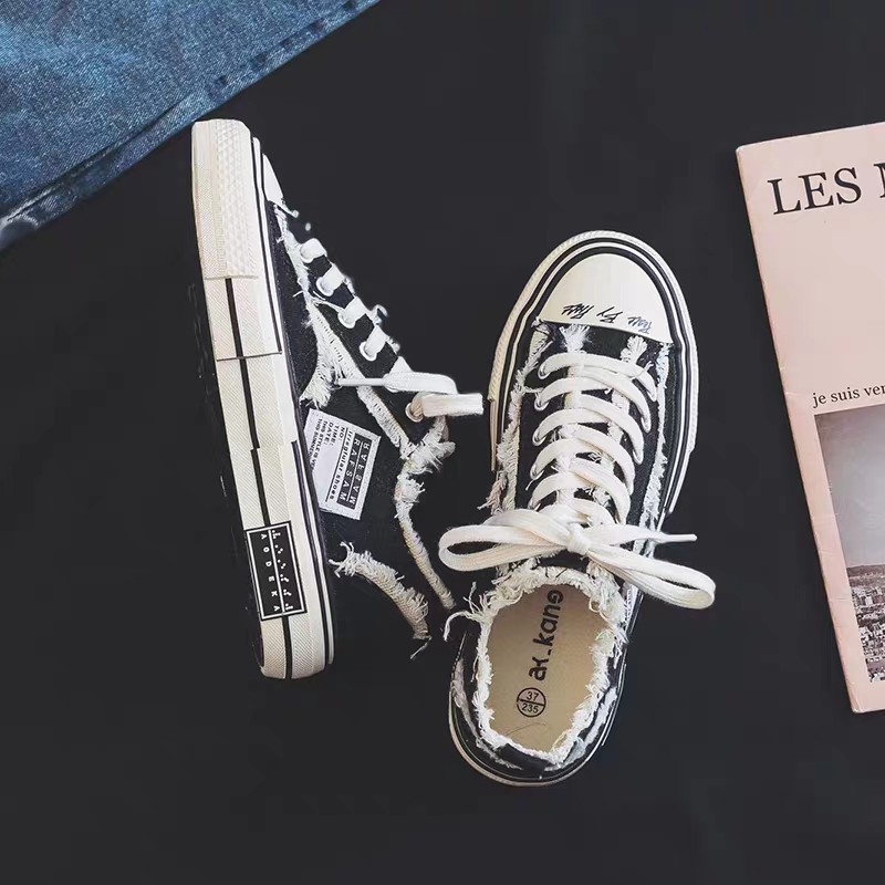 Giày sneaker nữ HAPU Vessell styles rách phong cách mới nhất , siêu hot 2021 | BigBuy360 - bigbuy360.vn