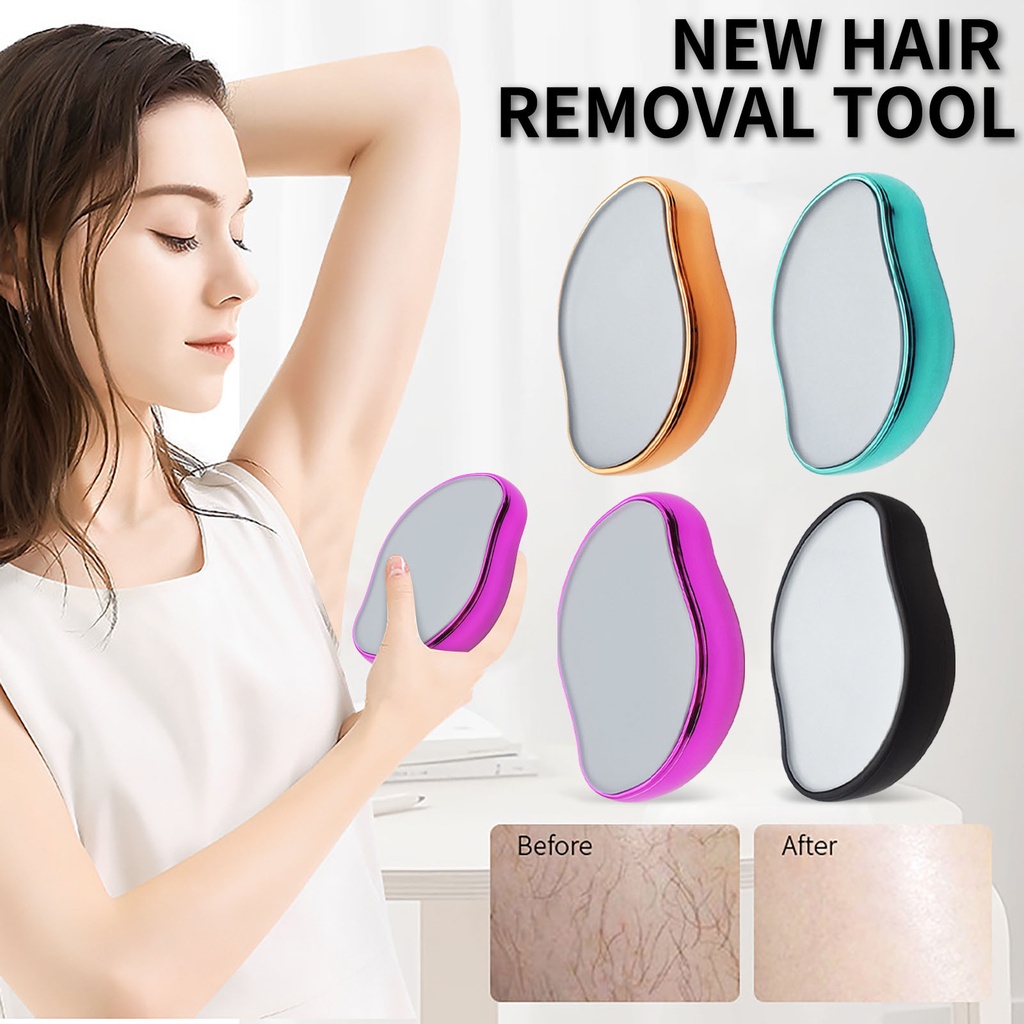 Dụng Cụ Tẩy Lông Mặt Kính An Toàn Không Đau Có Thể Tái Sử Dụng Cho Nam Và Nữ