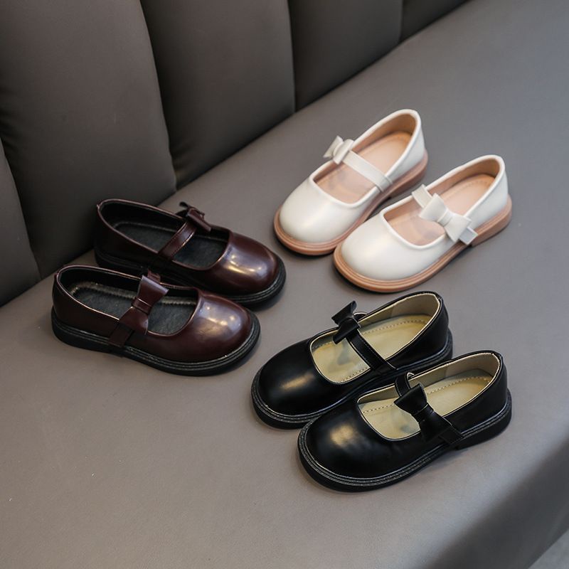 [Hàng sẵn] Giày búp bê da Pu mềm 3 màu sắc cho bé gái