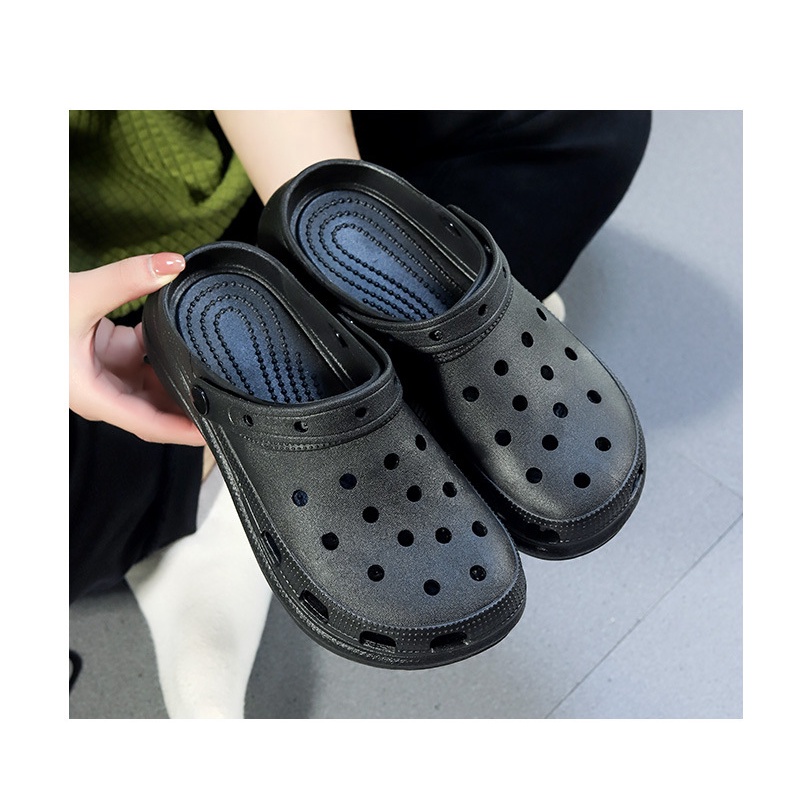 ☘ Dép Crocs Loại 1.1 Tăng Chiều Cao 5,5cm (Tặng Jibbitz Sticker Full Box) - Cross,  Dép Sục TN Medical