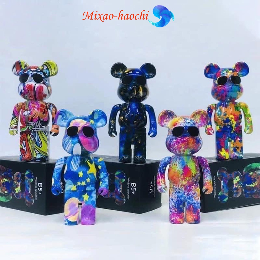 Loa Bluetooth Gấu Bearbrick Nghe Nhạc cực hay, Loa bluetooth Gấu Mini B5 Màu Sắc Sang Chảnh Mẫu Mới 2022