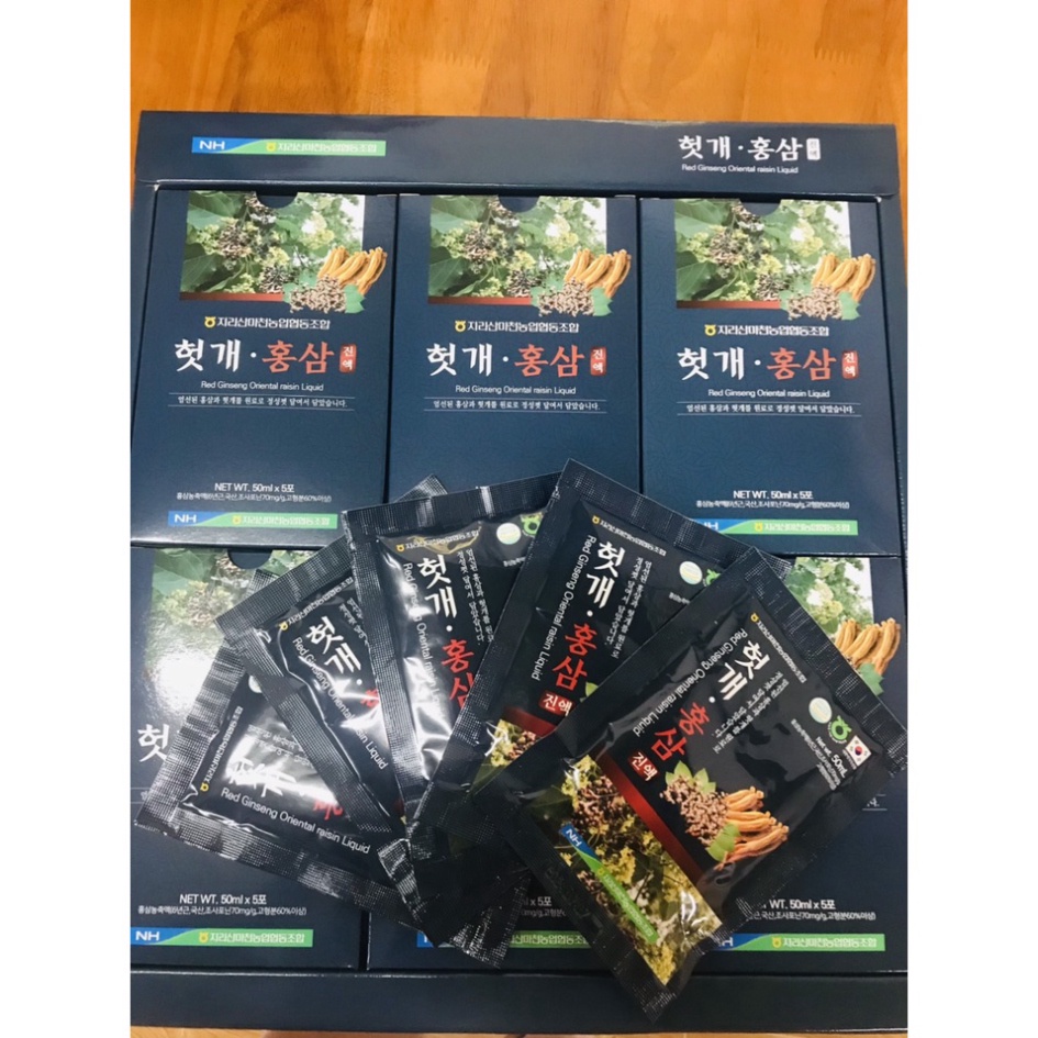 Hồng sâm - nước uống giải độc gan - giải bia rượu Red Ginseng Oriental Liquid - Chính hãng [ Hàng Mới Về ]