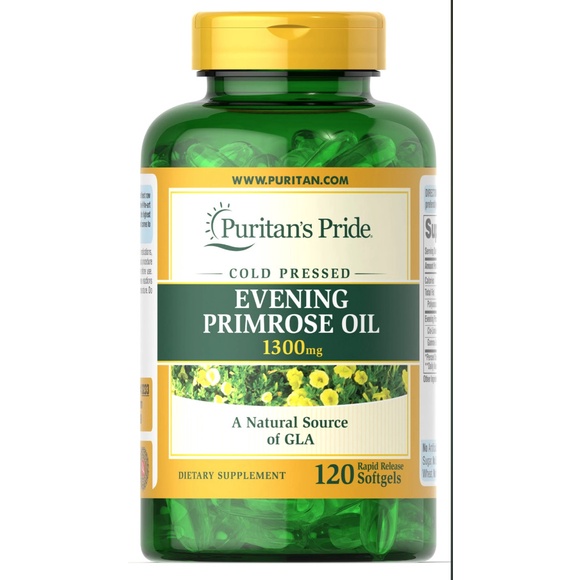 Viên uống tinh dầu hoa anh thảo Puritan's Pride Evening Primrose Oil 1000 mg with GLA  Hộp 120 viên