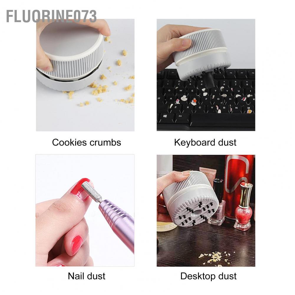 [Hàng Sẵn] Dụng cụ hút bụi móng tay cầm tay nhỏ chắc chắn sức hút lớn【Fluorine073】