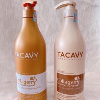Xả kho cặp dầu gội dầu xả tacavy 1000ml - phục hồi tóc - mùi siêu sang