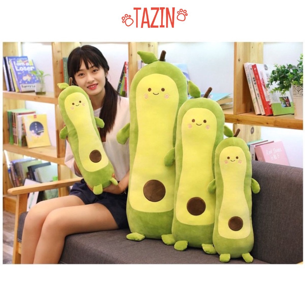 Gối Ôm Quả Bơ Cho Bé, Gấu Bông Bơ Làm Gối Ôm Cao Cấp Tazin
