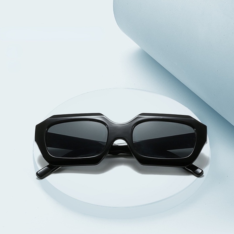 Kính Mát Thời Trang Hình Chữ Nhật Màu Kẹo Ngọt Phong Cách Retro Dành Cho Nữ