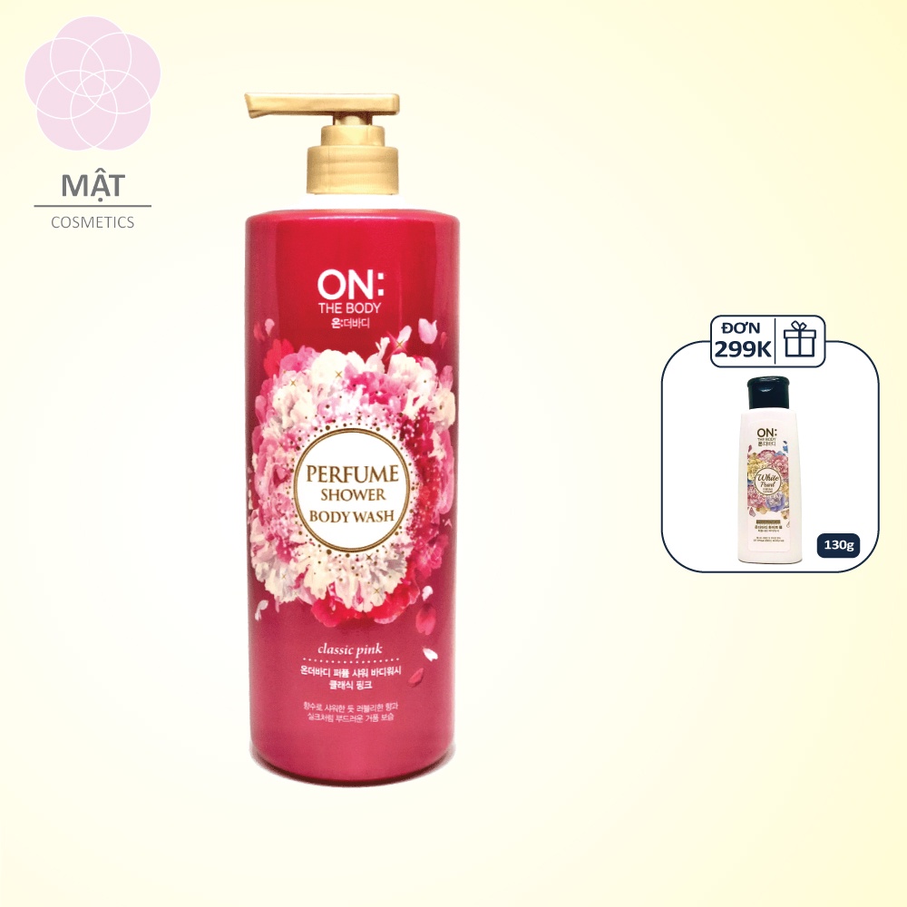 Sữa Tắm nước hoa On The Body Perfume Classic Pink 1000g