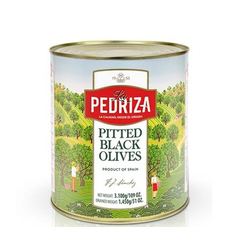 Ô Liu (oliu/olives) đen tách hạt nhãn hiệu La Pedriza - Hộp 3kg - Nhập khẩu Tây Ban Nha