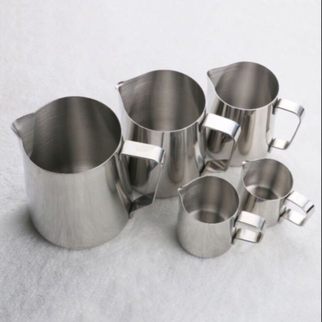 Ca đánh sữa inox không nắp đủ dung tích