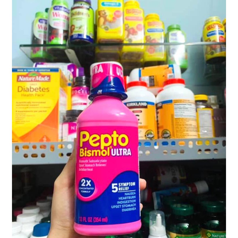 ( đi Air) Siro hỗ trợ tiêu hoá Pepto Bismol Ultra 354ml