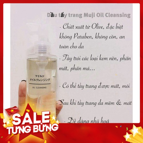 [100% NHẬT BẢN] [CHÍNH HÃNG] Dầu Tẩy Trang Muji Oil Cleansing 200ml