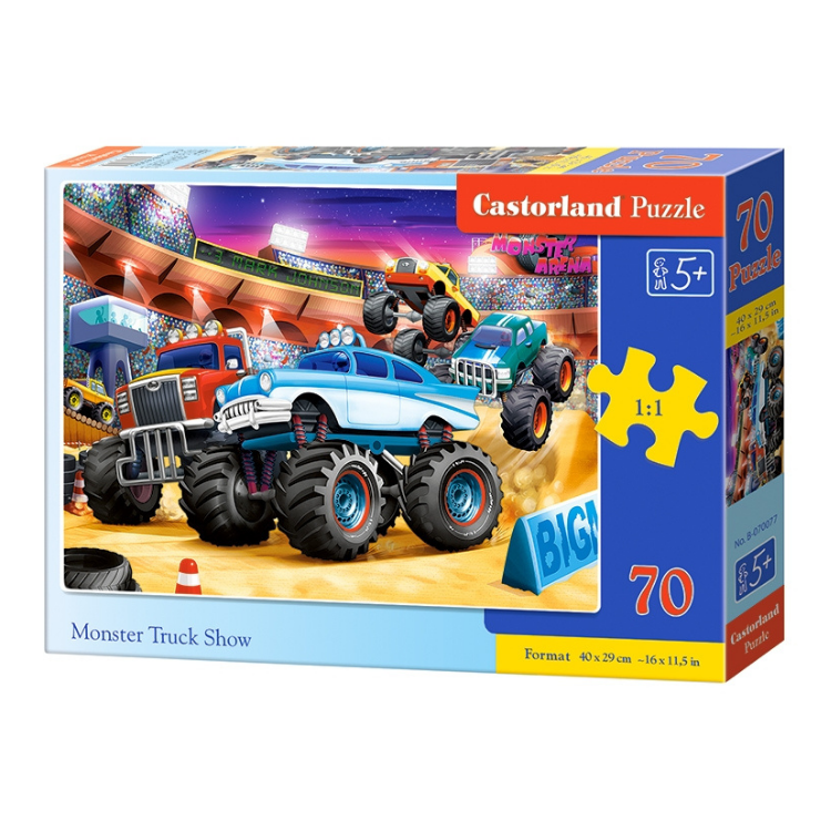 Xếp hình puzzle Monster Truck 70 mảnh CASTORLAND B-070077