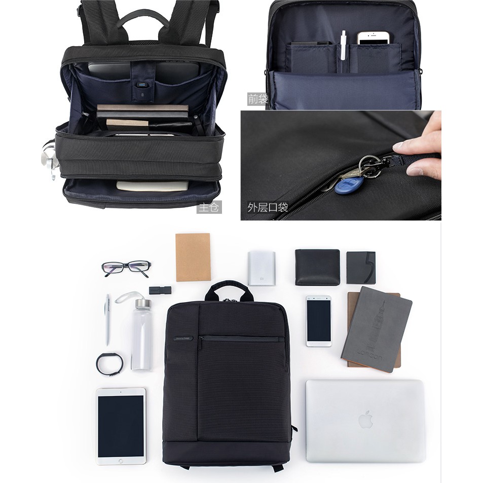 Balo Laptop chống nước XIAOMI classic business bagpack 2