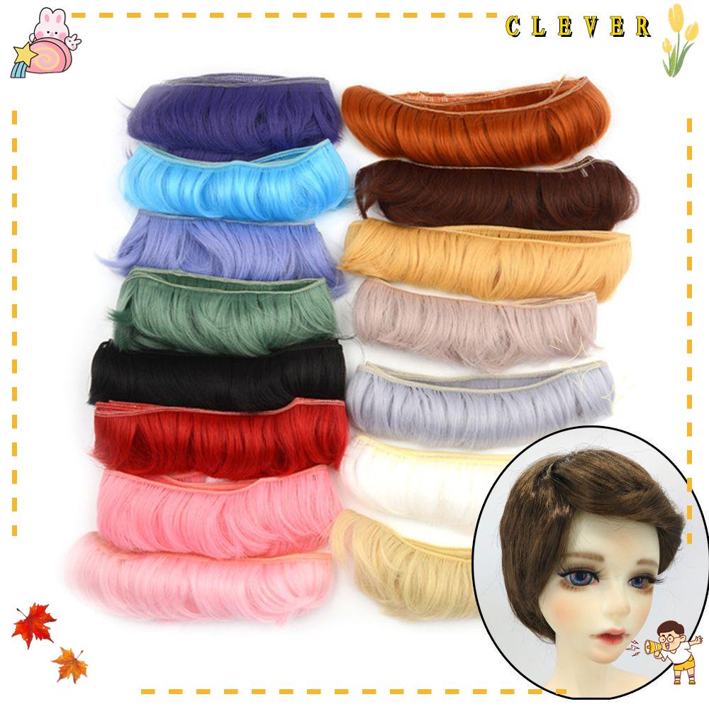 CLEVER 5cm fringe doll hair black falxen blown khaki DIY wigs for doll handmade doll bang doll wigs