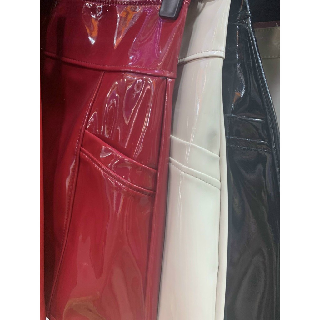 ChÂN váy da bóng cạp cao có túi | BigBuy360 - bigbuy360.vn