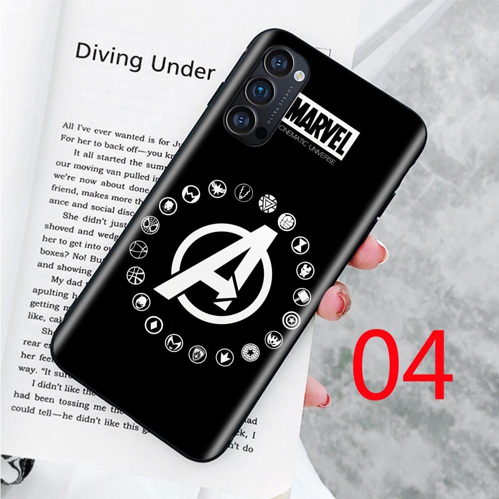 Ốp Điện Thoại Mềm Hình Marvel Avengers WI-80 Cho Samsung Galaxy Note 9 Ultra 8 20 S22 10 Plus Lite