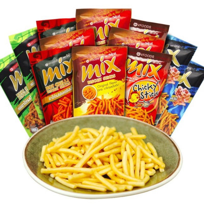 Snack bim bim que Mix Vfoods Thái Lan 60g