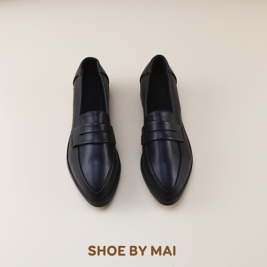 Giày lười nữ mũi nhọn phong cách đơn giản M367 SHOEBYMAI