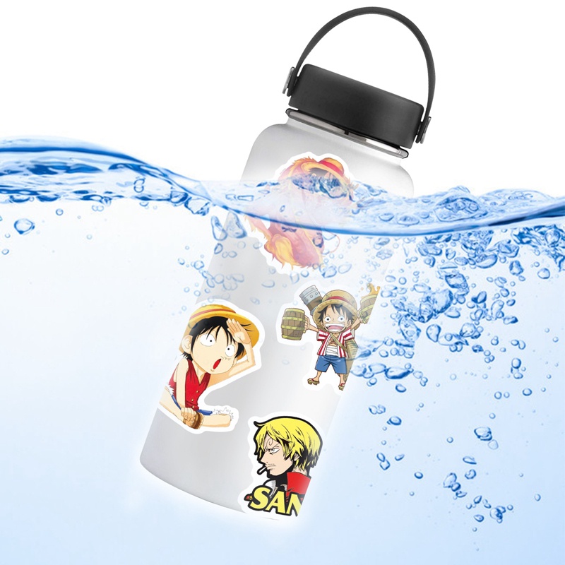 Set 50 Miếng Dán Trang Trí Vali Hình One Piece Đẹp Mắt