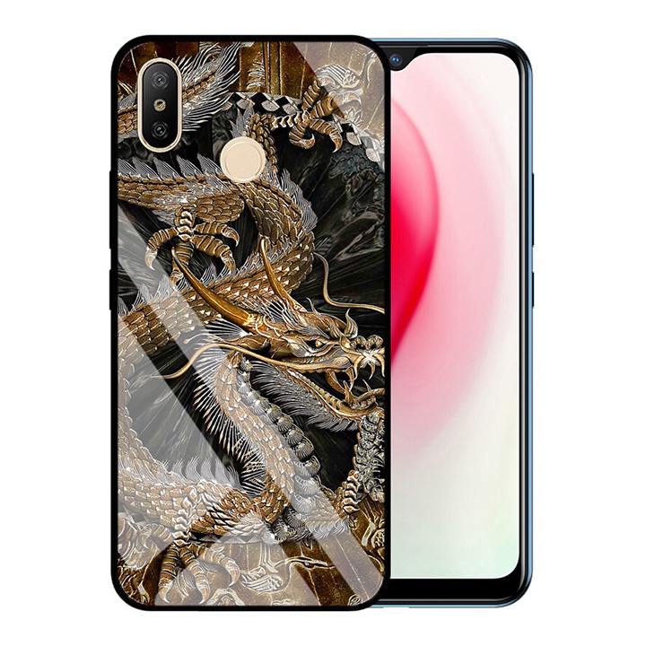 &quot;Ốp lưng Xiaomi Redmi Note 6 Pro &quot; Mặt kính 3D sang trọng_Không Nhòe, Không Phai Hình ( Tim shop )