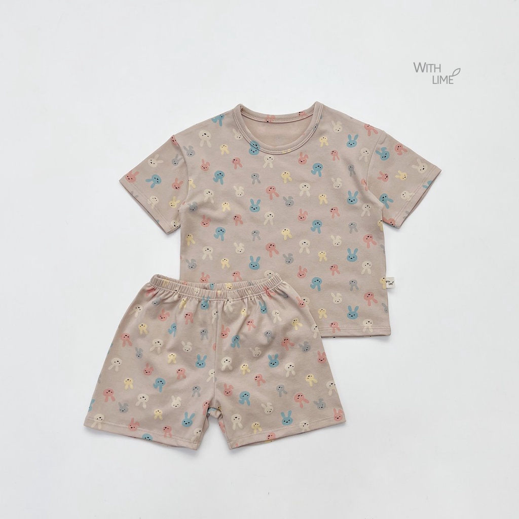 Lime&Blue Bộ đồ thỏ bunny cho bé gái , bé trai