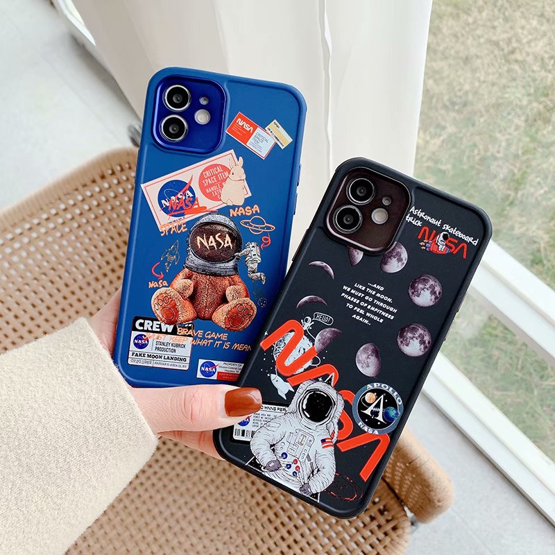 NASA Ốp Lưng Silicone Chống Sốc Thời Trang Cho Iphone 12pro Max 12mini 11pro Max Xs Max Xr Se 2020 7 8 Plus | BigBuy360 - bigbuy360.vn