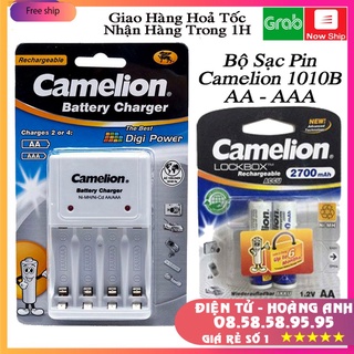 Bộ sạc pin tiểu camelion bc-1010b aa và aaa pin aa sạc 2700mah chính hãng.