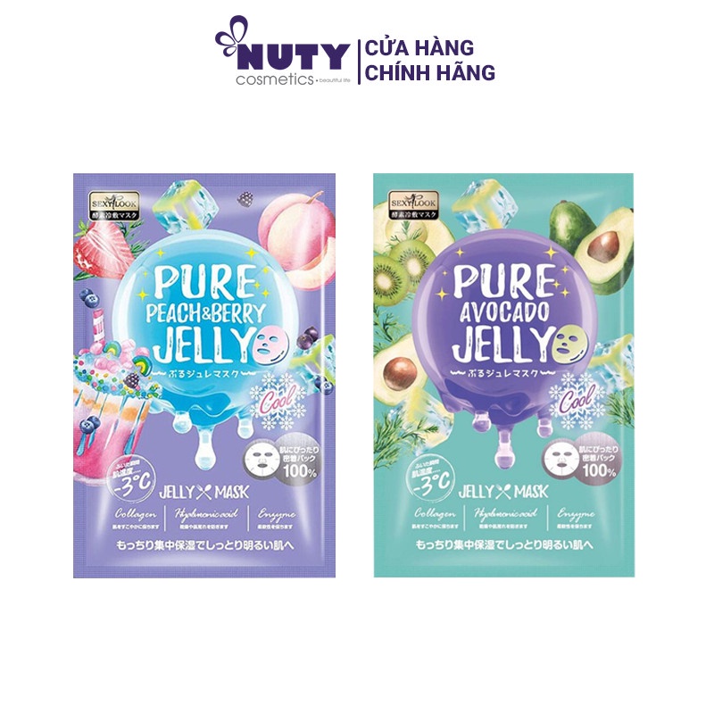 Mặt Nạ Thạch Cấp Ẩm, Làm Mát Sexylook Pure Cool Jelly Mask (38ml)