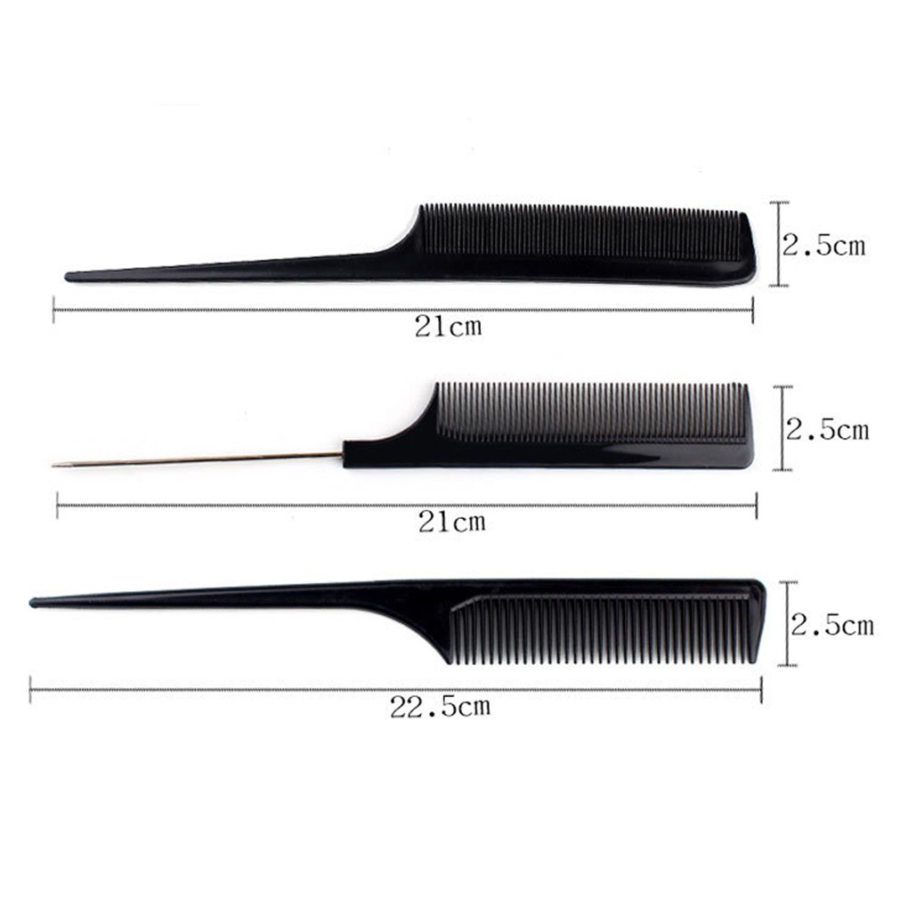 Bộ 10 chiếc lược bằng nhựa chuyên dụng dành cho tiệm cắt tóc