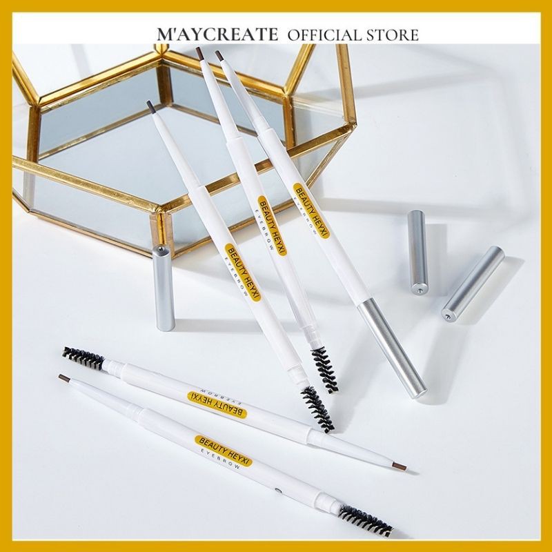 Chì kẻ mày 2 đầu nét mảnh HEYXI Verythin Eyebrow Pencil HCKM1