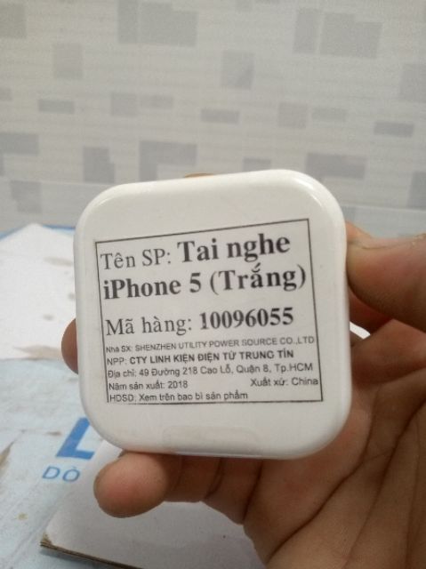 Tai nghe ip 5( chính hãng)