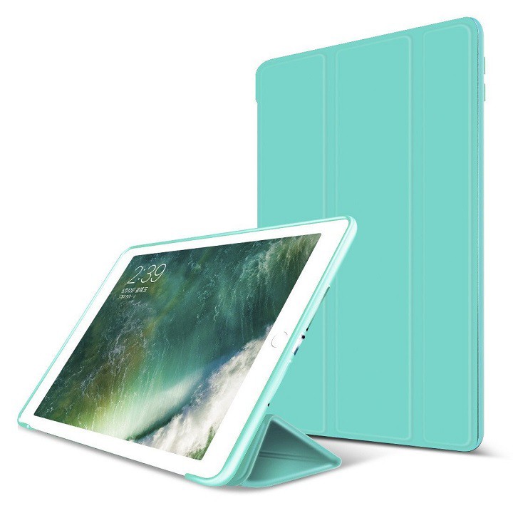 [ Siêu HOT] Bao da Cao Cấp Ốp dẻo silicone mềm mại - Smart cover dành cho iPad New 2017 - PKCB