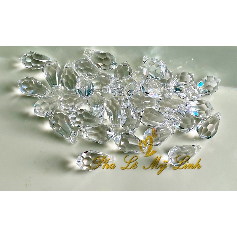 4 viên pha lê Swarovski giọt nước 7,5 ly