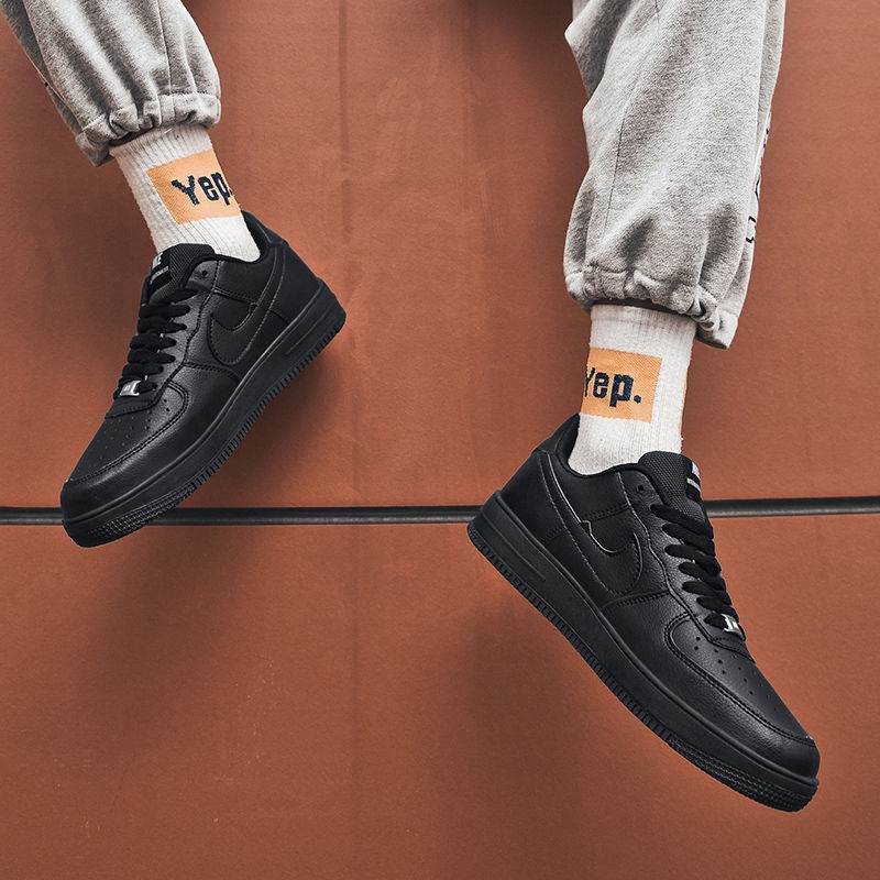 Giày Thể Thao Air Force No. 1 AJ size Lớn 45 Màu Trắng Thời Trang Xuân Thu Cho Nam