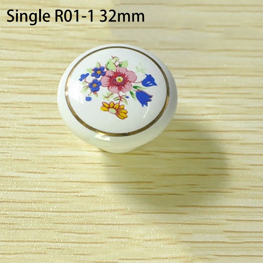 Tay nắm cửa bằng sứ phong cách vintage