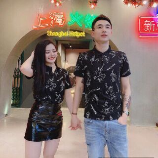 Áo cổ cặp đôi in họa tiết SN092 ACC021