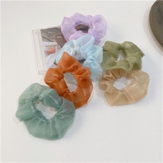 Dây buộc tóc vải chiffon - Scrunchie