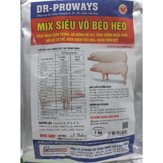 Dr proways 1kg vỗ béo cho vật nuôi