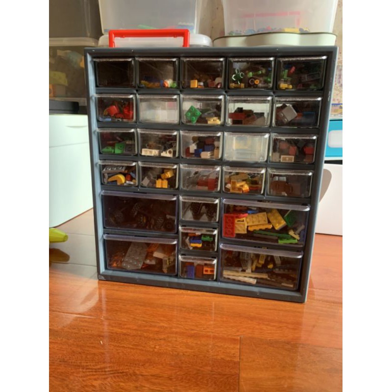 Tủ nhựa 27 ngăn đựng lego ốc vít