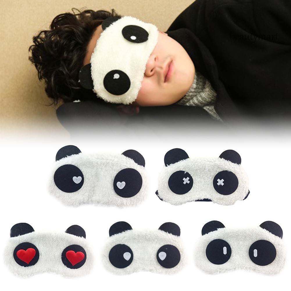 [Hàng mới về] Bịt mắt ngủ gấu Panda chất liệu lông nhung
