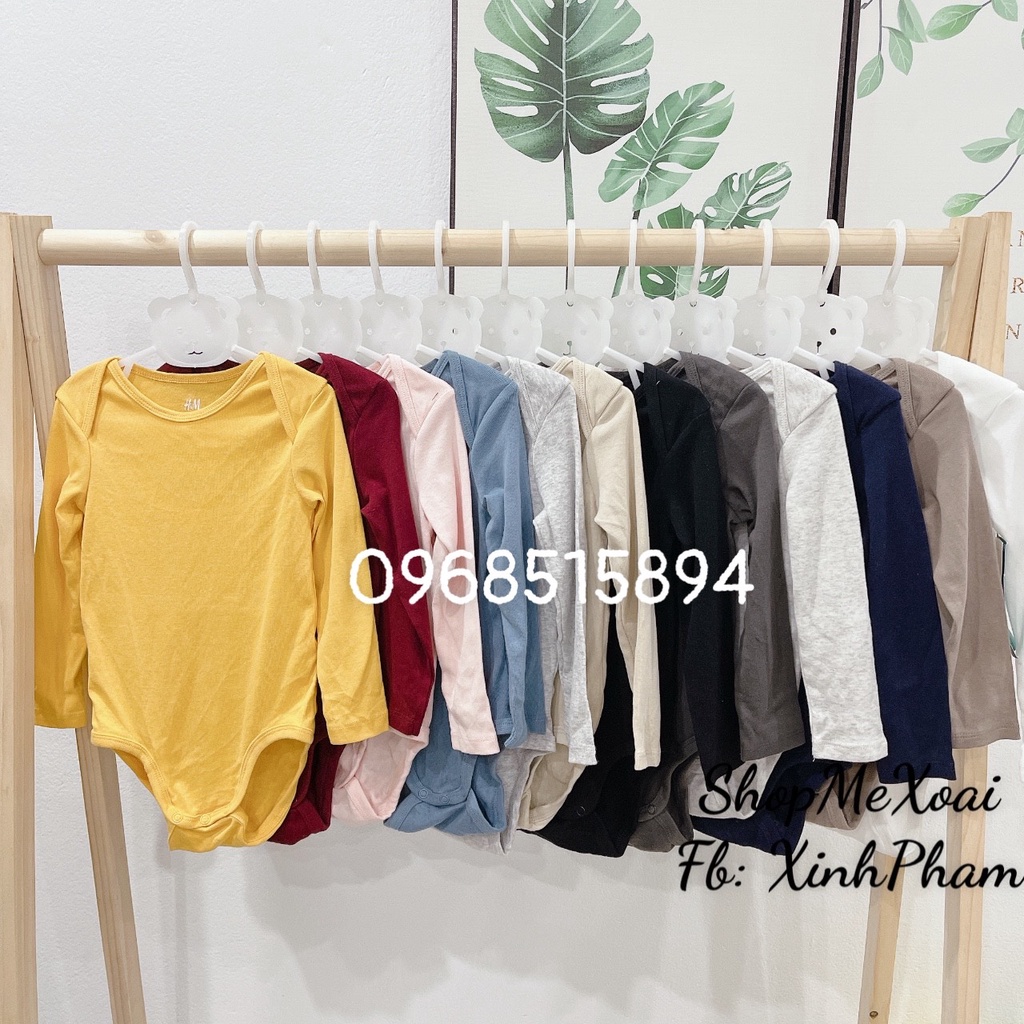 [Size 3-4y 14-16kg] BODYSUIT HM DÀI TAY XUẤT DƯ XIN CHO BÉ TRAI/BÉ GÁI